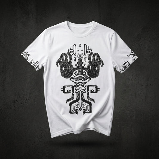 Cyber Totem Graphic T-Shirt